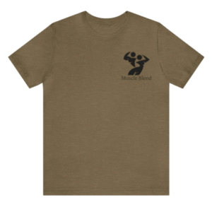 Olive Heather Cotton T-Shirt